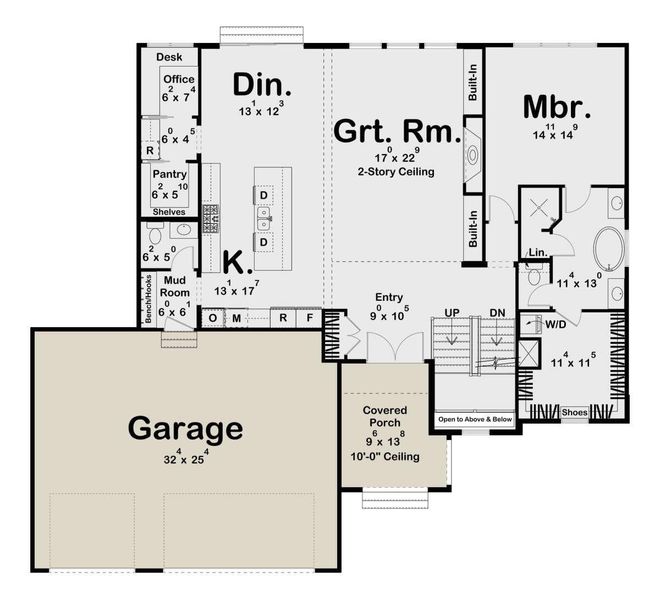 2D floor plan layout of this home in , Tomball, TX (Image 5).