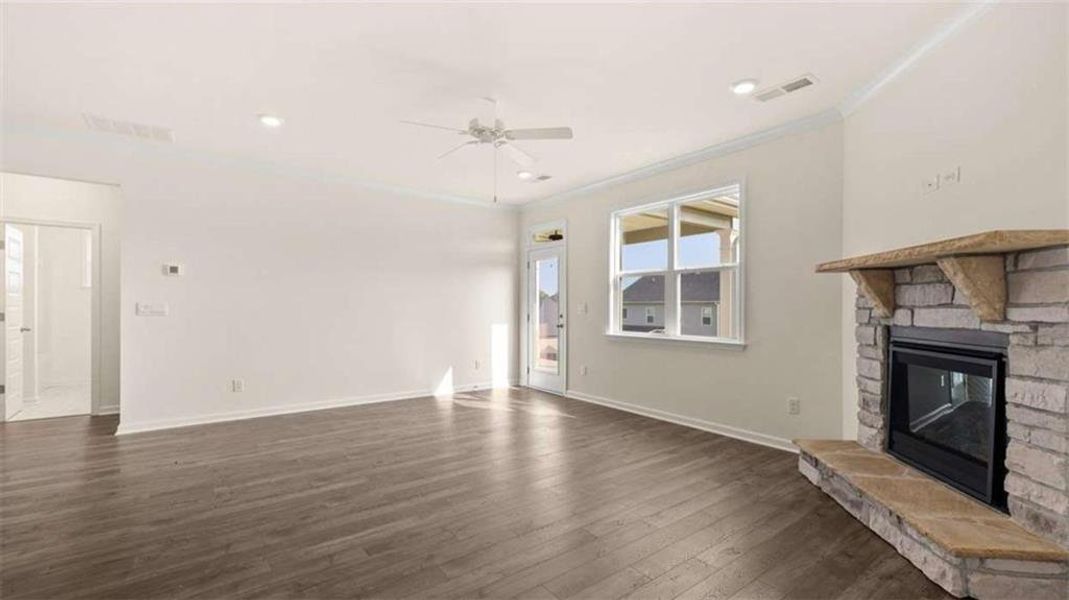 Spacious, unfurnished interior of a new home in The Gates at Pates Creek, Hampton (Image 23).