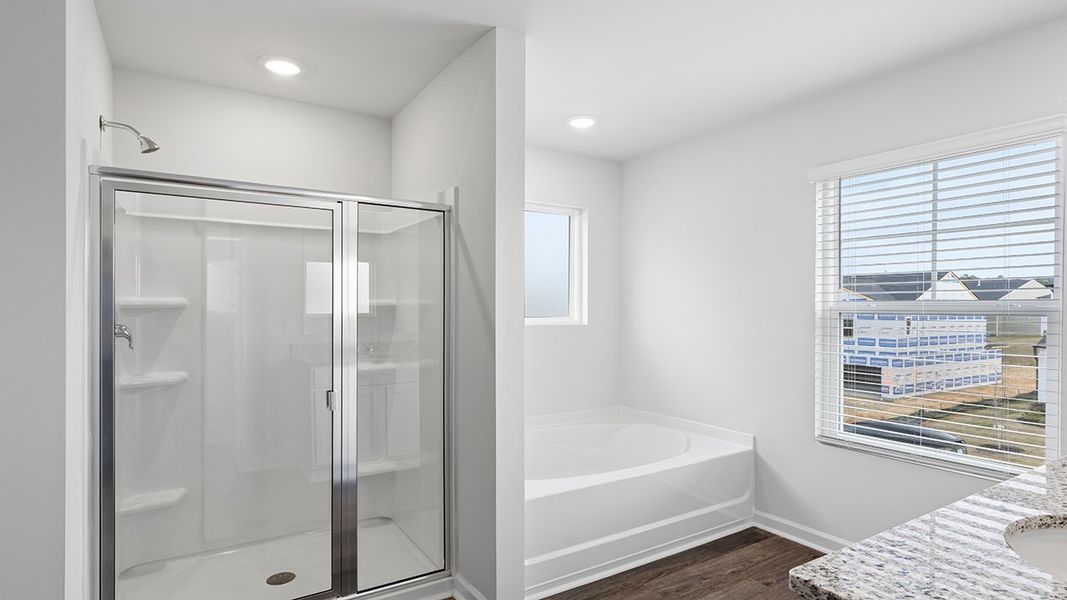 Furnished interior view inside a new home in Southwind Village, Evans (Image 7).