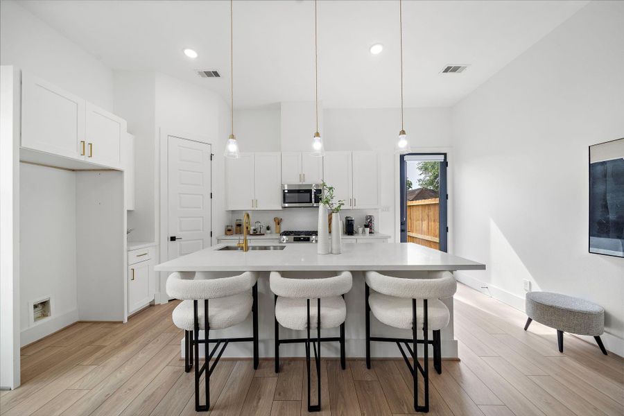 Furnished interior view inside a new home in , Houston (Image 16).