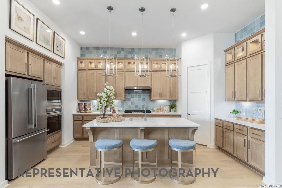 Furnished interior view inside a new home in The Ranches at Creekside, Boerne (Image 34).