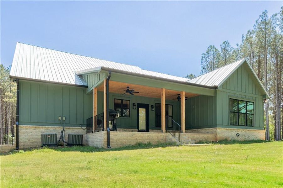 Exterior details and patio area of a home in , Silver Creek (Image 4). Exterior details and patio area of a home in , Silver Creek (Image 4).