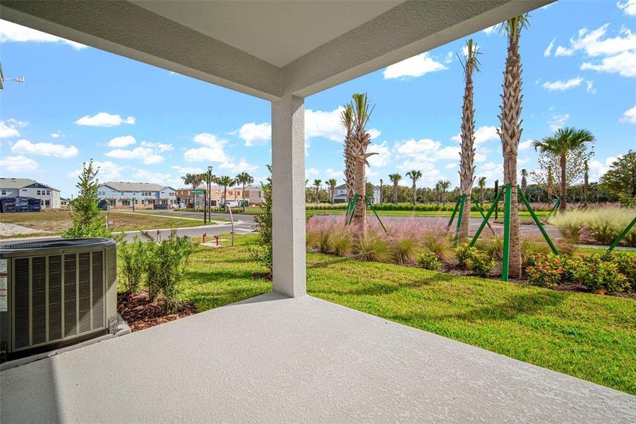 Exterior details and patio area of a home in North River Ranch, Parrish (Image 28).