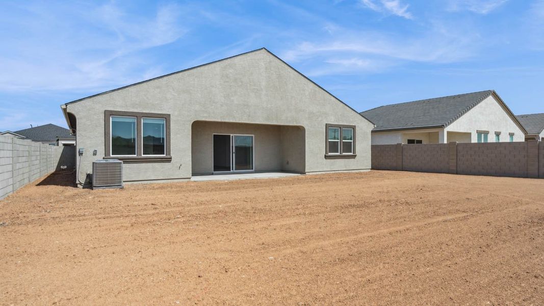 Exterior details and patio area of a home in Carlton Commons, Casa Grande (Image 17). Exterior details and patio area of a home in Carlton Commons, Casa Grande (Image 17).