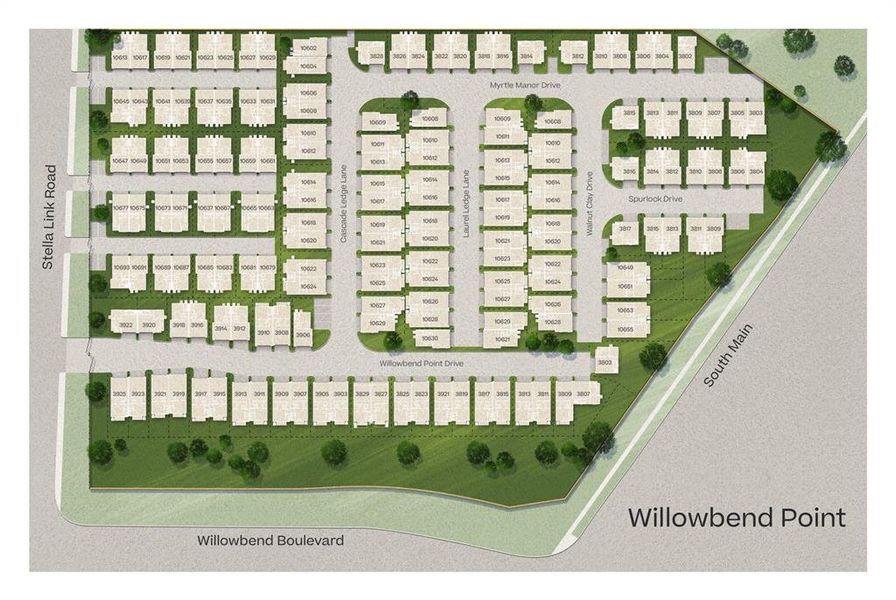 Willowbend Point - SITE PLAN