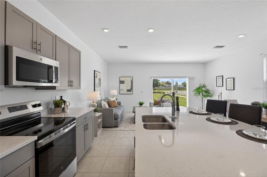 Furnished interior view inside a new home in , Wesley Chapel (Image 9).