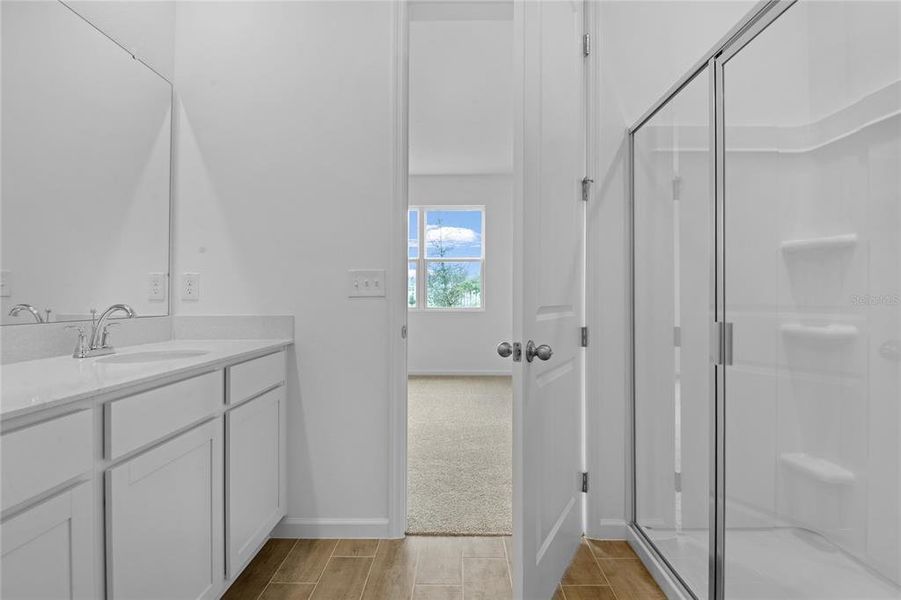 Furnished interior view inside a new home in Seasons at Grandview Gardens, Deland (Image 9).