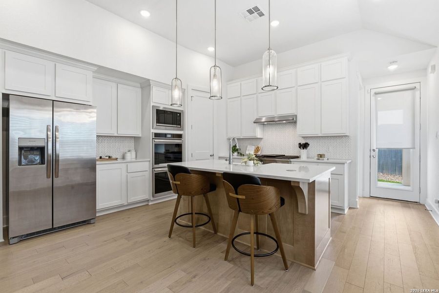 Furnished interior view inside a new home in Veramendi, New Braunfels (Image 14).