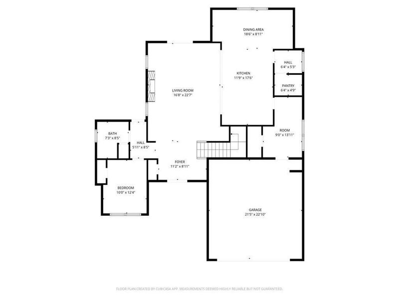 2D floor plan layout of this home in , Acworth, GA (Image 6).