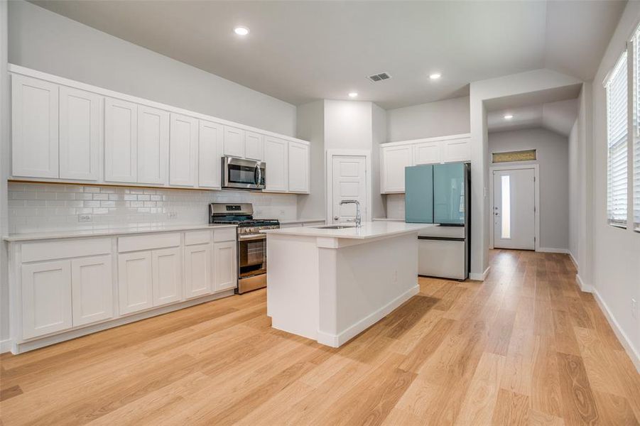 Furnished interior view inside a new home in , Princeton (Image 9).