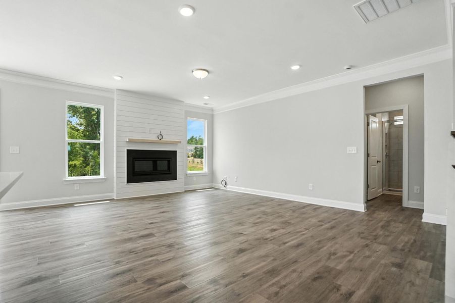 Spacious, unfurnished interior of a new home in Hampton Woods, Charlotte (Image 19). Spacious, unfurnished interior of a new home in Hampton Woods, Charlotte (Image 19).