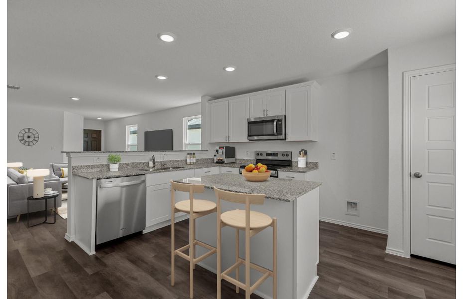 Furnished interior view inside a new home in Dove Song, Marion (Image 2).