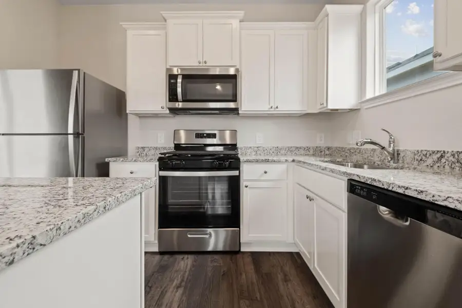Furnished interior in a model home at Trails at Cochran Ranch in Waller (Image 17).