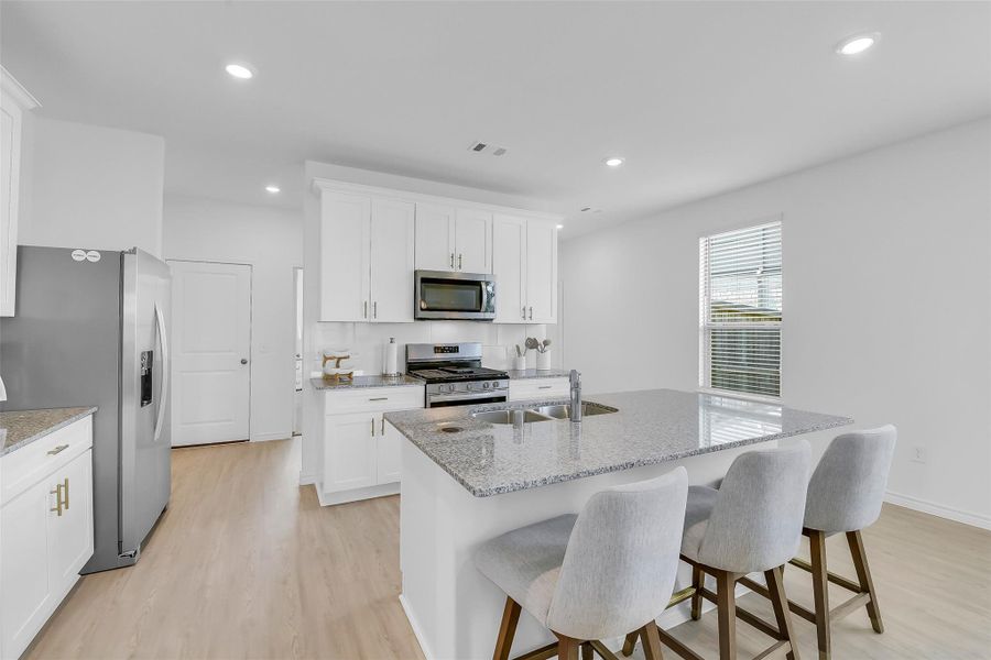 Furnished interior view inside a new home in Mavera, Conroe (Image 6).