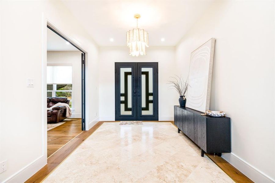 Furnished interior view inside a new home in , Dallas (Image 38).