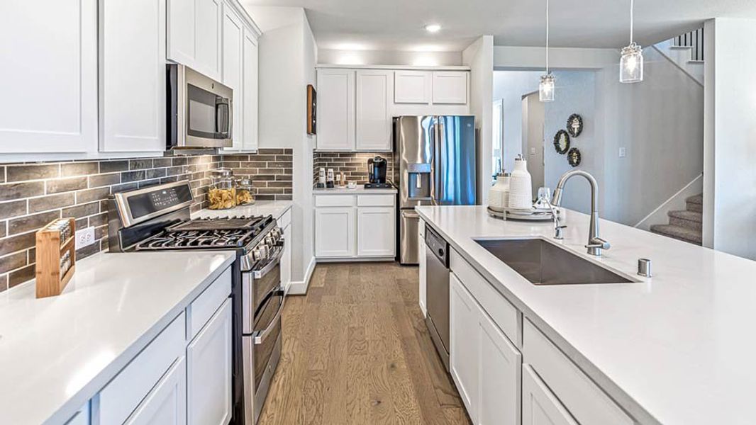 Furnished interior view inside a new home in Trillium, Richmond (Image 15).