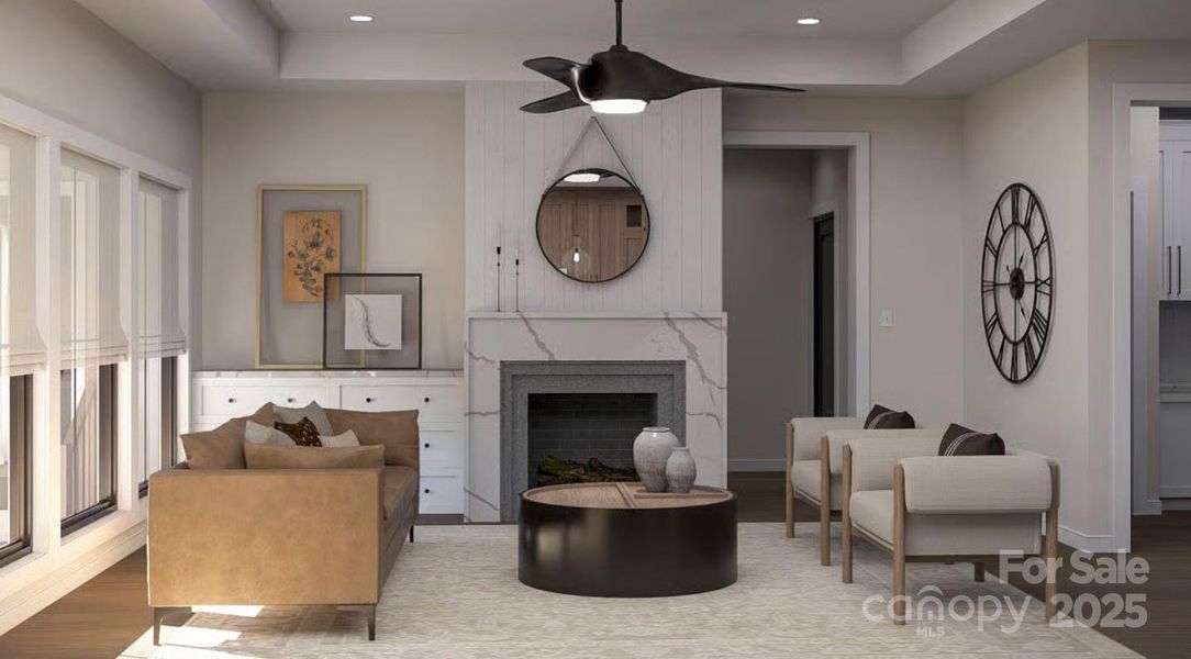 Furnished interior view inside a new home in , Conover (Image 5).