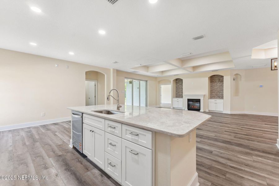 Furnished interior view inside a new home in , Jacksonville (Image 10).