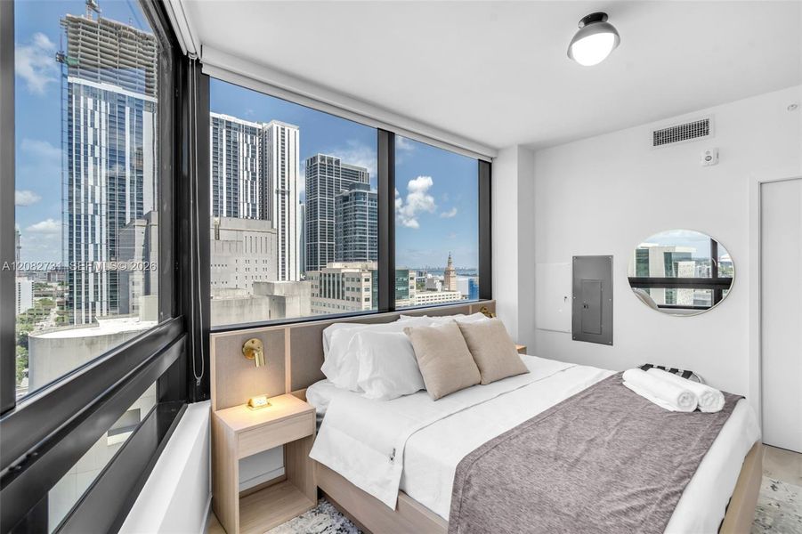 Furnished interior view inside a new home in , Miami (Image 14).