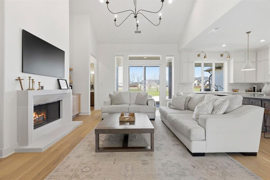 Furnished interior view inside a new home in , Midlothian (Image 9).