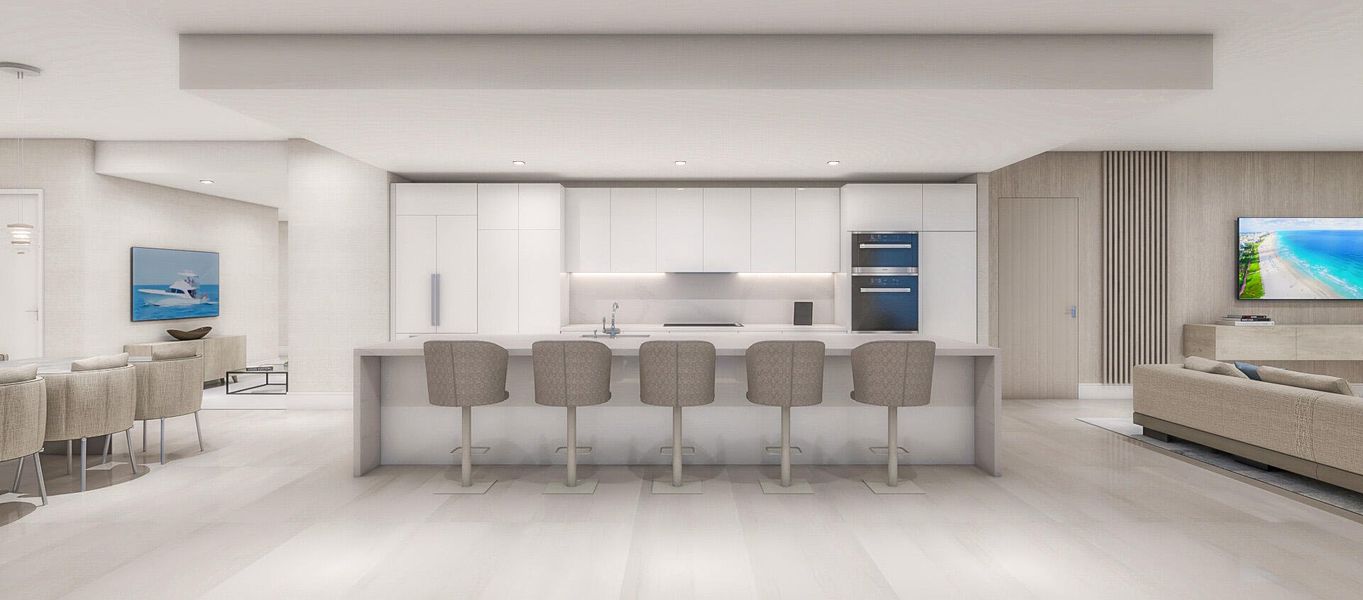 H Kitchen Rendering