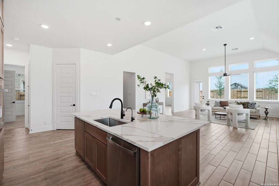 Furnished interior view inside a new home in Alsatian Oaks, Castroville (Image 12). Furnished interior view inside a new home in Alsatian Oaks, Castroville (Image 12).