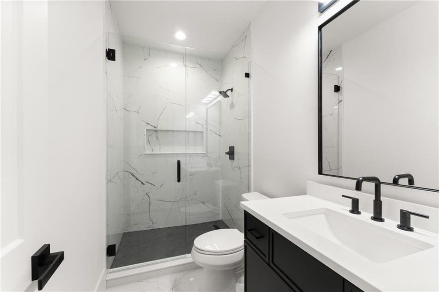 Furnished interior view inside a new home in , Hoschton (Image 16).