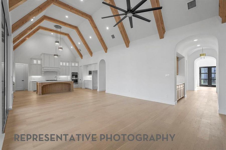 Spacious, unfurnished interior of a new home in Star Trail, Prosper (Image 18). Spacious, unfurnished interior of a new home in Star Trail, Prosper (Image 18).