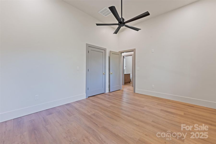 Third bedroom shown without digital staging