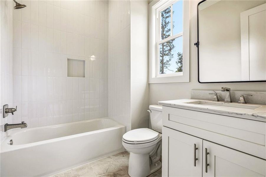 Furnished interior view inside a new home in , Atlanta (Image 14).