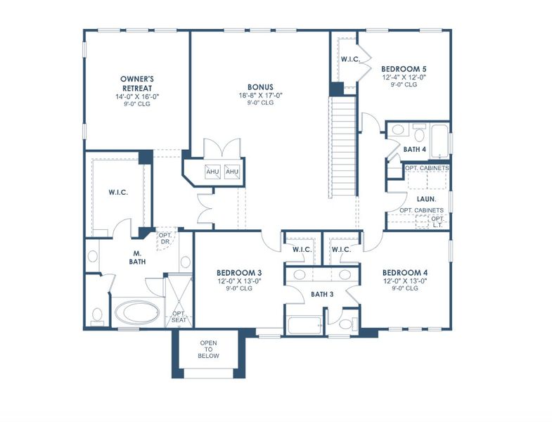2D floor plan layout of this home in Hawkstone, Lithia, FL (Image 6).