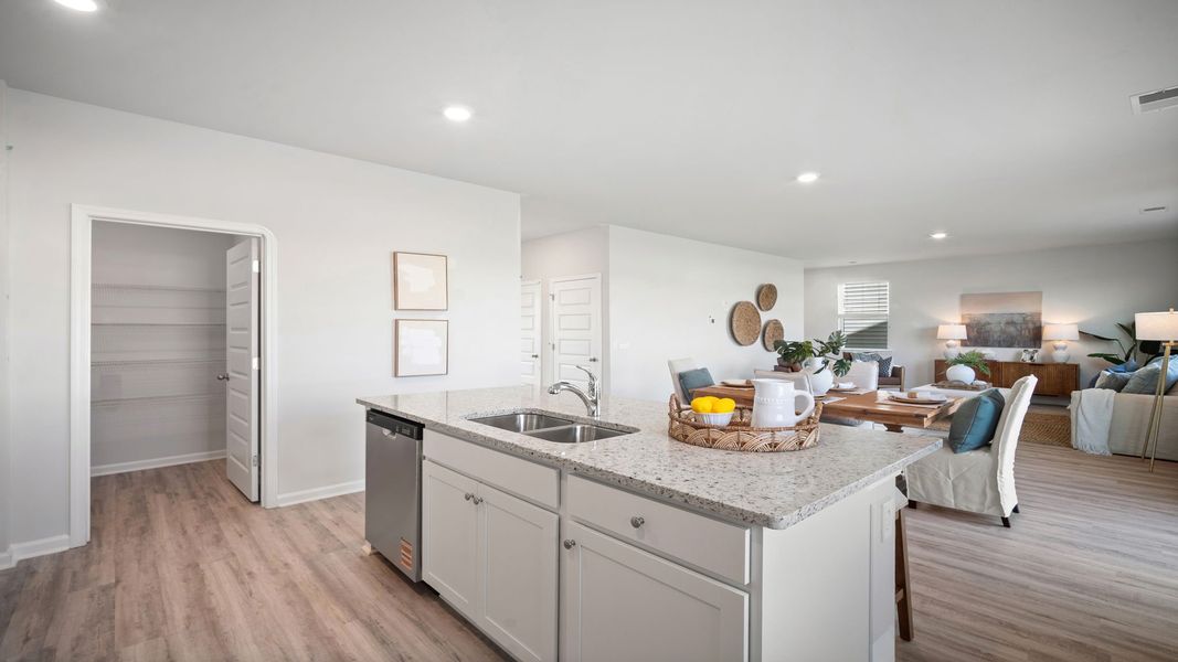 Furnished interior view inside a new home in The Pines at New Hampstead, Savannah (Image 4).