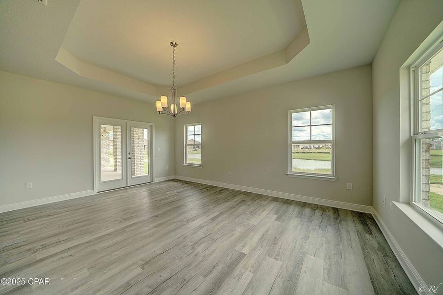 Spacious, unfurnished interior of a new home in Cedar Creek at Deerpoint Lake, Panama City (Image 18). Spacious, unfurnished interior of a new home in Cedar Creek at Deerpoint Lake, Panama City (Image 18).