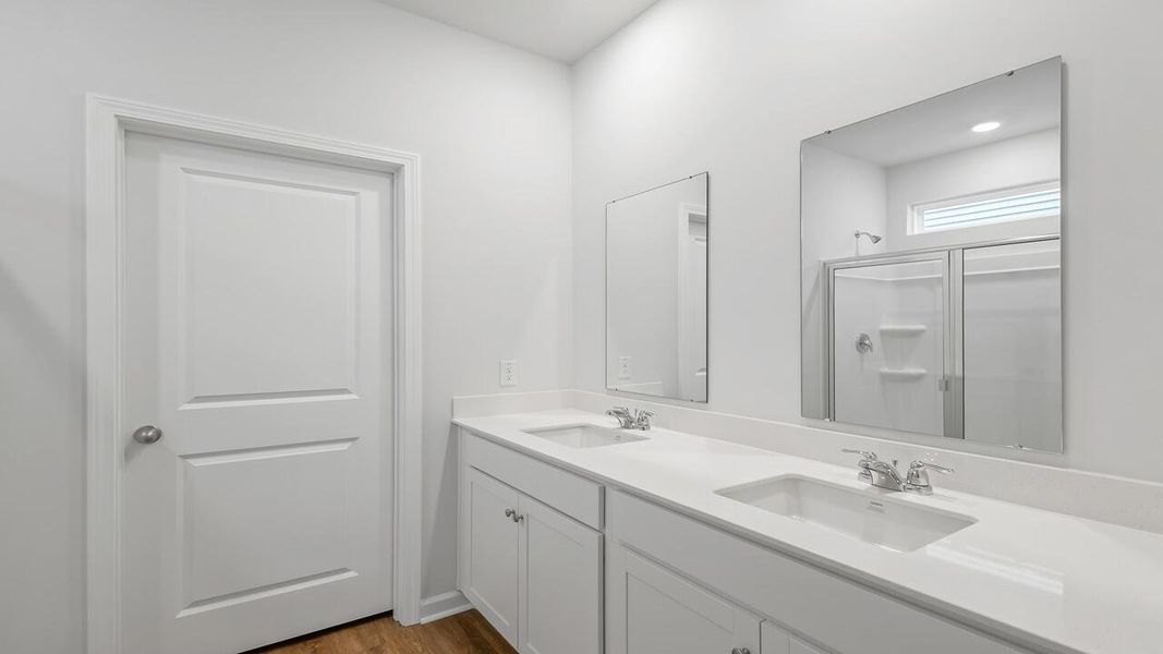 Furnished interior view inside a new home in The Cove at Mallard Crossing, Summerville (Image 9).