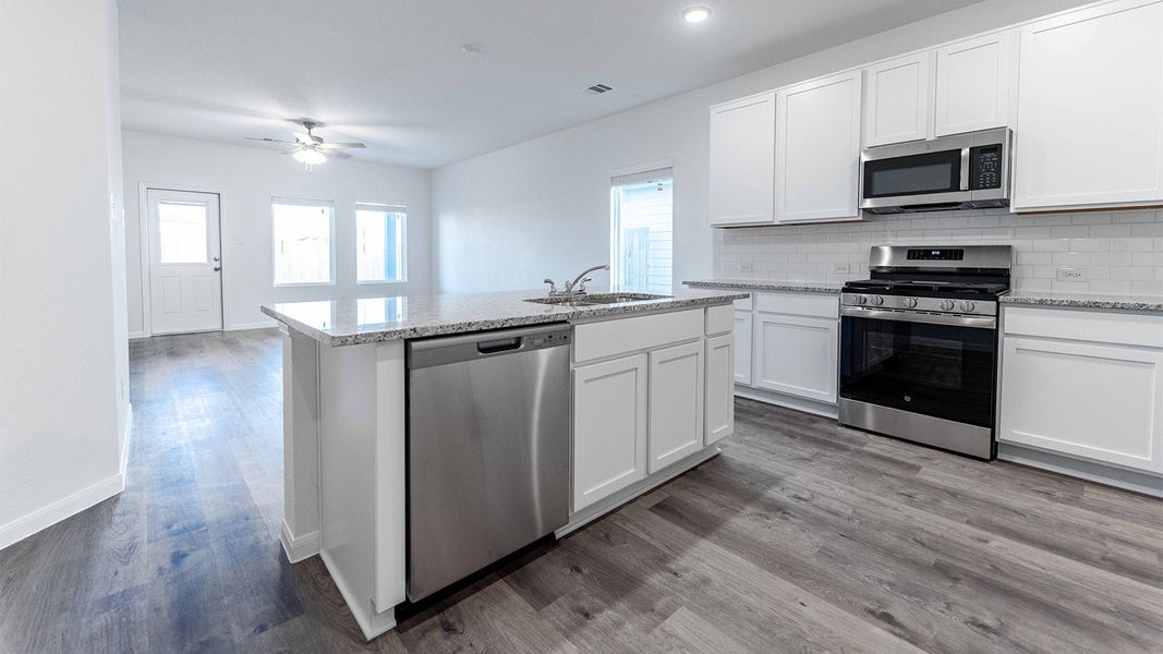 Furnished interior view inside a new home in Sunset Oaks, Maxwell (Image 5).