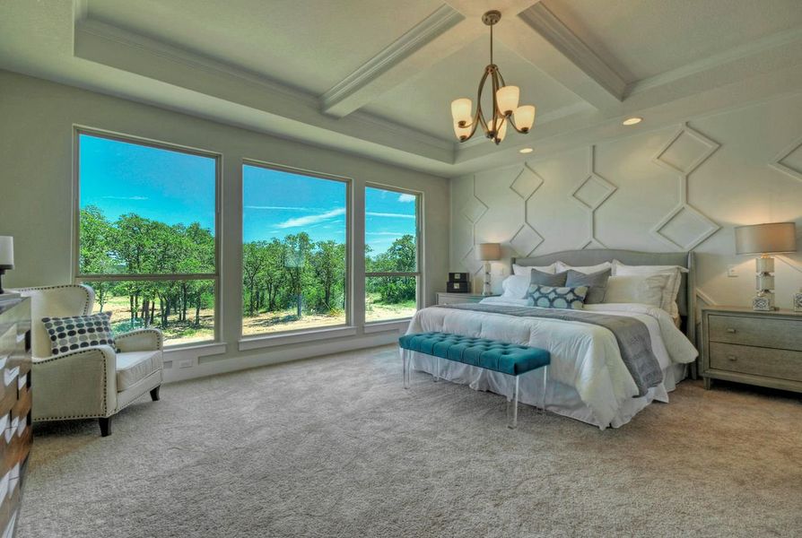 Representative furnished interior of a home built from the Madera II by Giddens Homes in Scofield Farms Estates, Georgetown (Image 156).