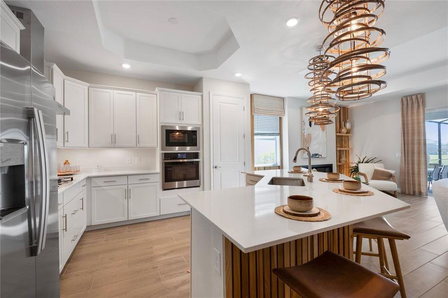 Furnished interior view inside a new home in Calusa Country Club, Lakewood Ranch (Image 17).