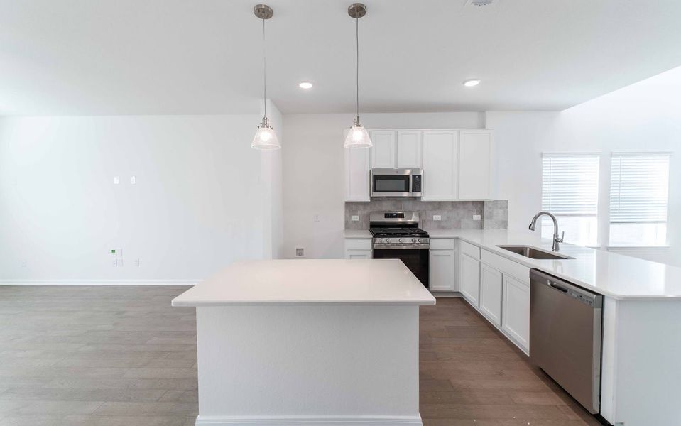 Furnished interior view inside a new home in Travis Ranch, Forney (Image 4).