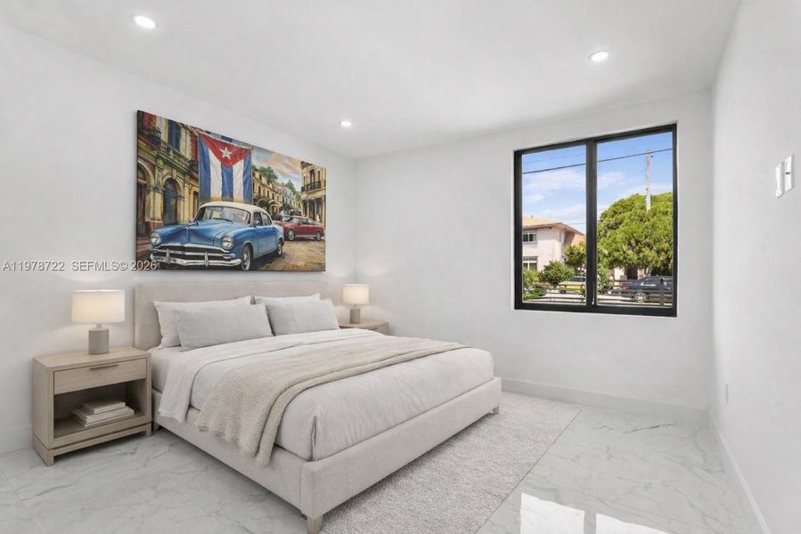 Furnished interior view inside a new home in , Miami (Image 11). Furnished interior view inside a new home in , Miami (Image 11).