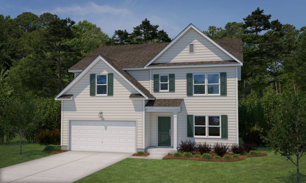 Front exterior of a home in the Emanuel Creek community, located in West Columbia, SC (Image 16).
