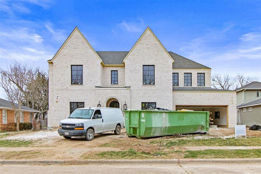 In-progress construction of a new home in , Dallas, TX (Image 37).