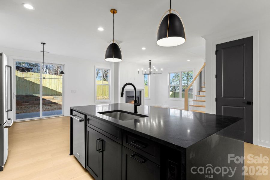 Furnished interior view inside a new home in , Charlotte (Image 12).