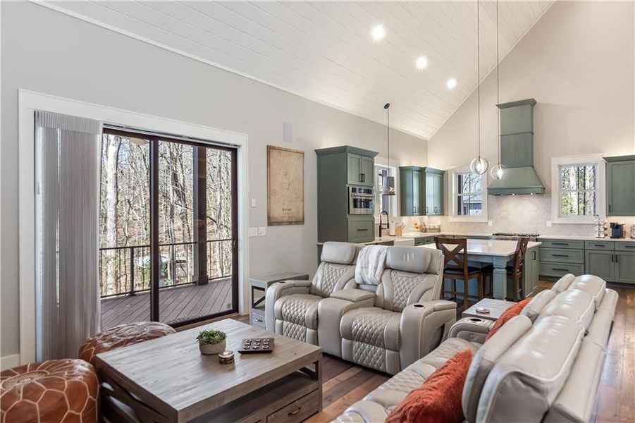Furnished interior view inside a new home in , Ellijay (Image 11).
