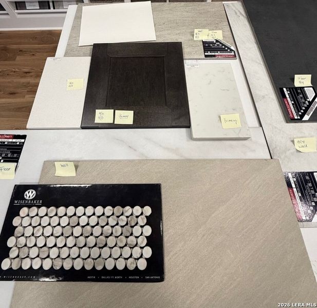 Sample of building materials used in homes in Shavano Highlands, San Antonio (Image 10).