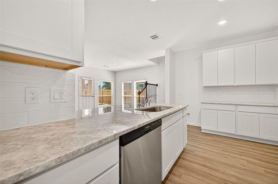 Furnished interior view inside a new home in Mill Creek Trails, Magnolia (Image 11).
