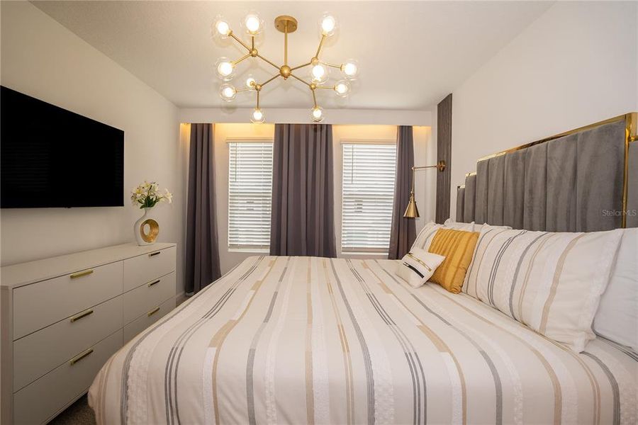 Furnished interior view inside a new home in Solara Resort, Kissimmee (Image 15).