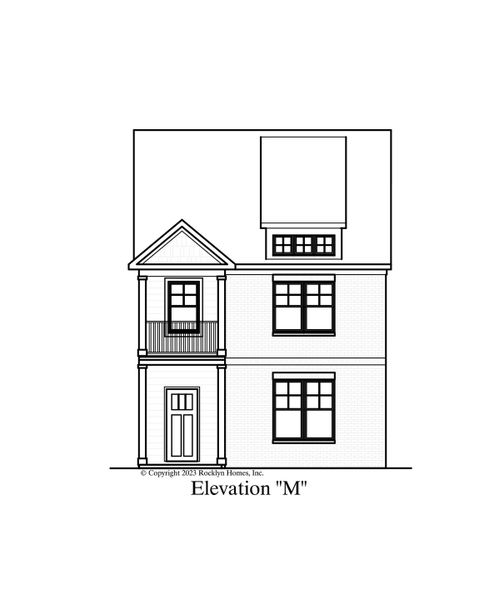 Representative rendering of the exterior for the Sequoia by Rocklyn Homes (Image 7).