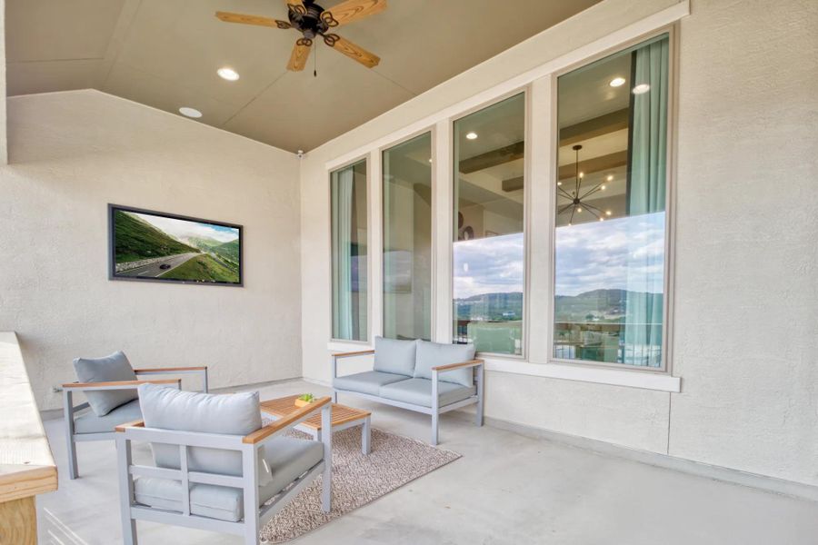 The Edmund Outdoor Living Area