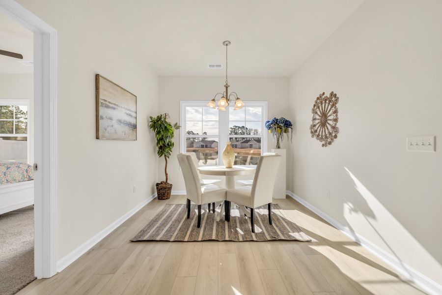 Representative furnished interior of a home built from the Courtney II by Great Southern Homes in Oak Hollow, Longs (Image 15).