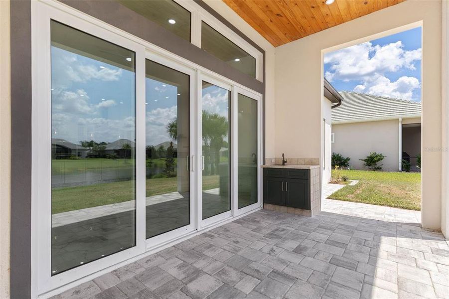 Exterior details and patio area of a home in , Palm Coast (Image 32).